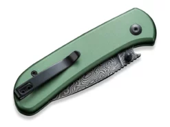 Qubit Aluminum Green Damascus -Deutschland Messer Verkaufs-Shop civivi qubit aluminum green damascus 01we947 5 1280x1280