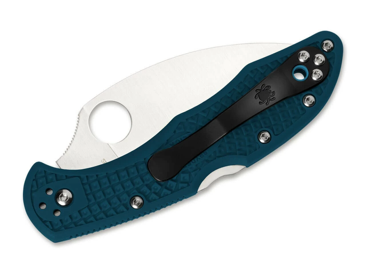 Spyderco Delica 4 Lightweight Wharncliffe K390 Blue 2 Spyderco Delica 4 Lightweight Wharncliffe K390 Blue – Bild 2