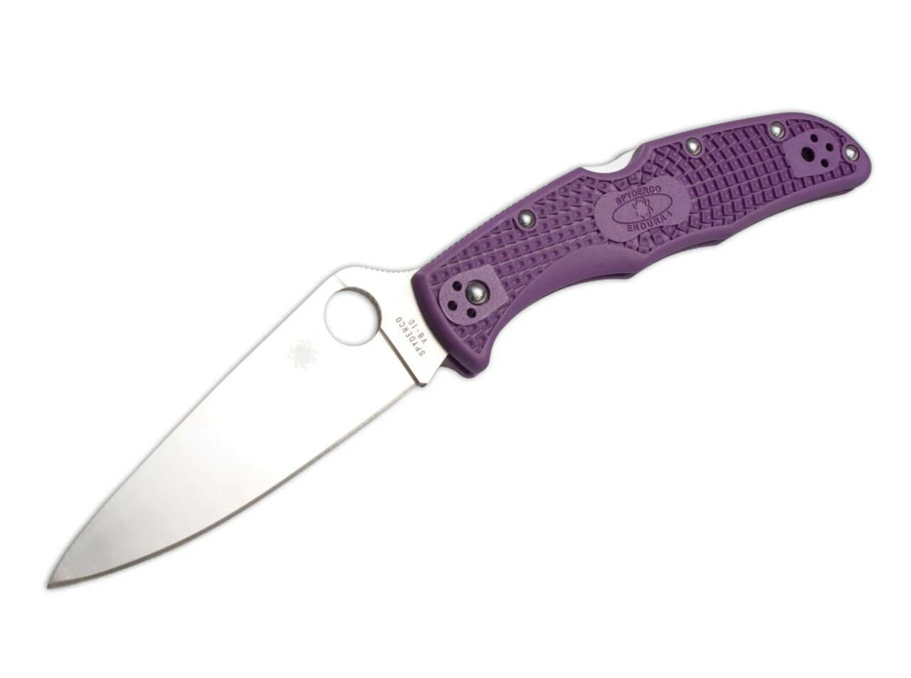 Spyderco Endura Flat Ground Violett 1 Spyderco Endura Flat Ground Violett