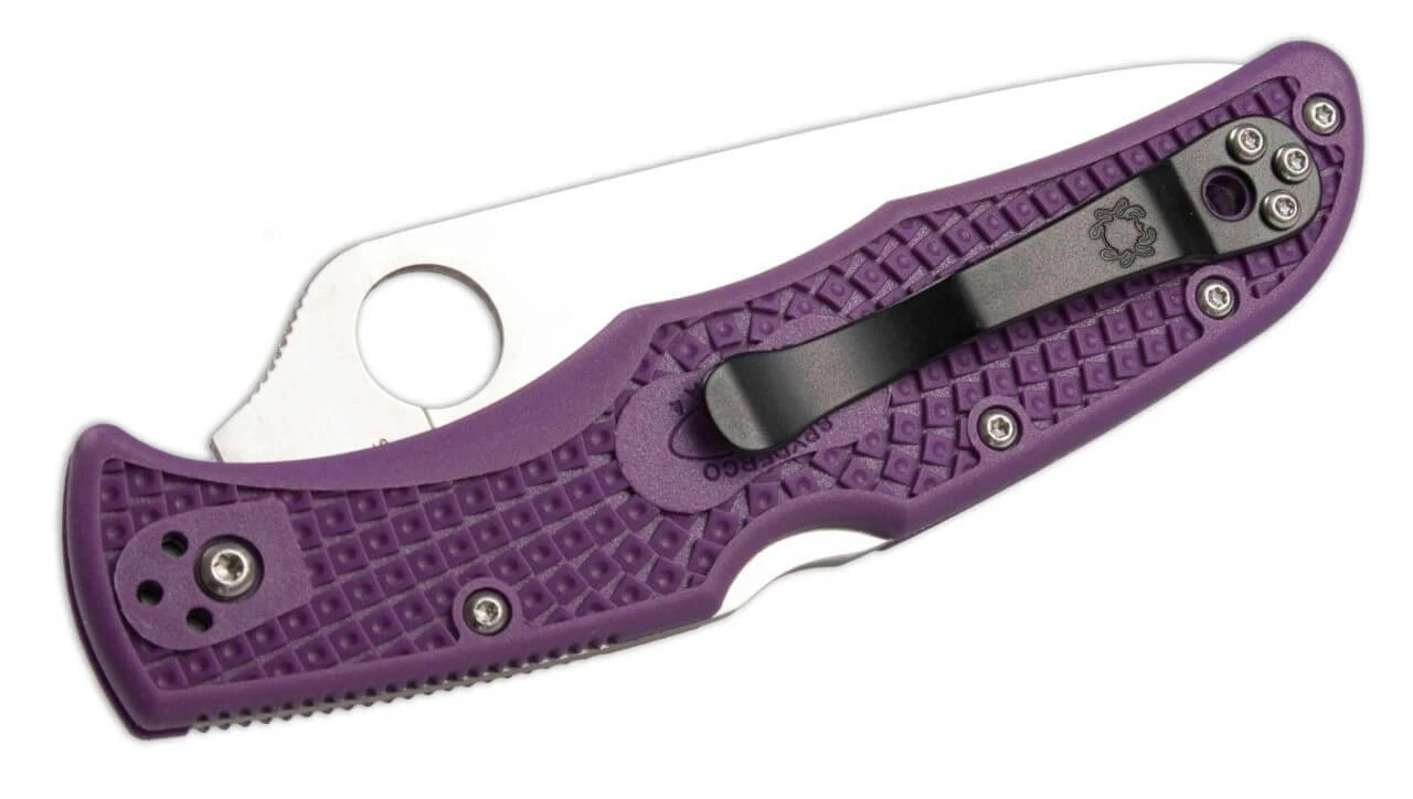 Spyderco Endura Flat Ground Violett 2 Spyderco Endura Flat Ground Violett – Bild 2