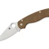Spyderco Para Military 2 Brown Micarta CruWear