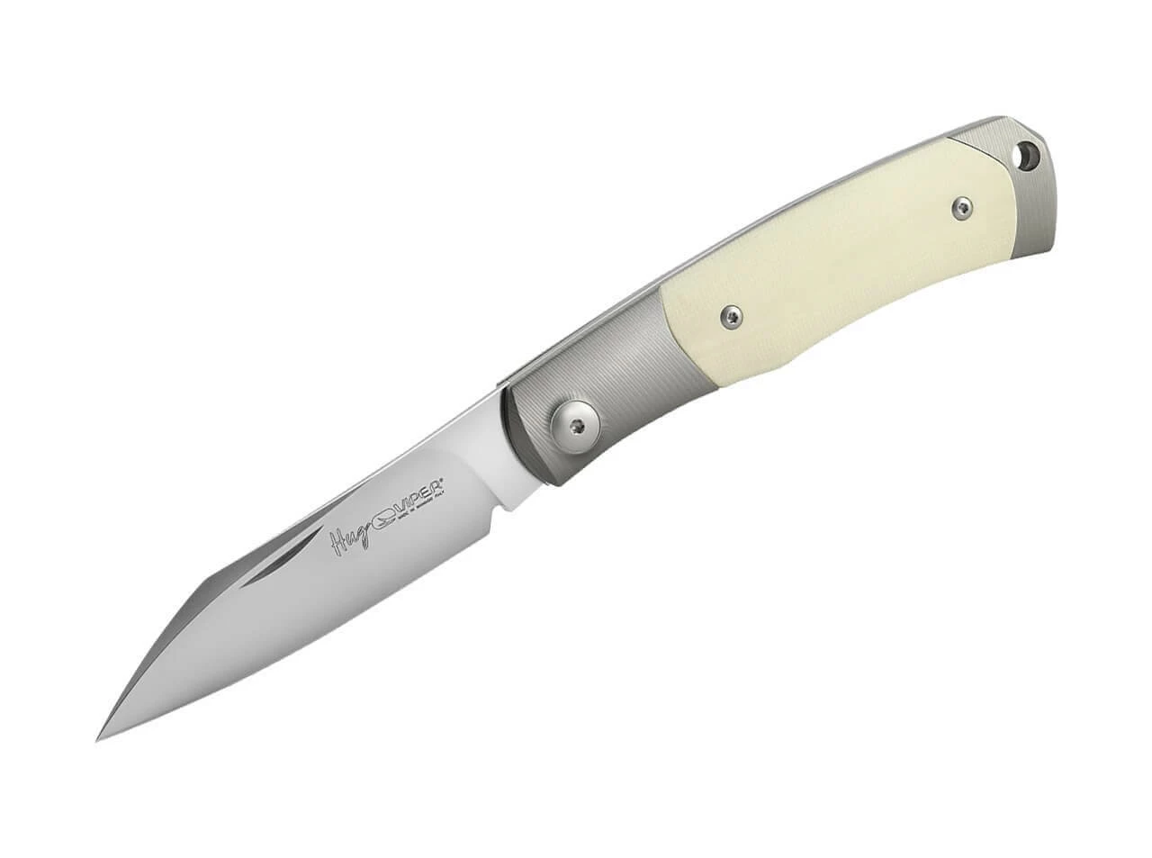 Viper Hug II Titanium G10 Ivory 1 Viper Hug II Titanium G10 Ivory
