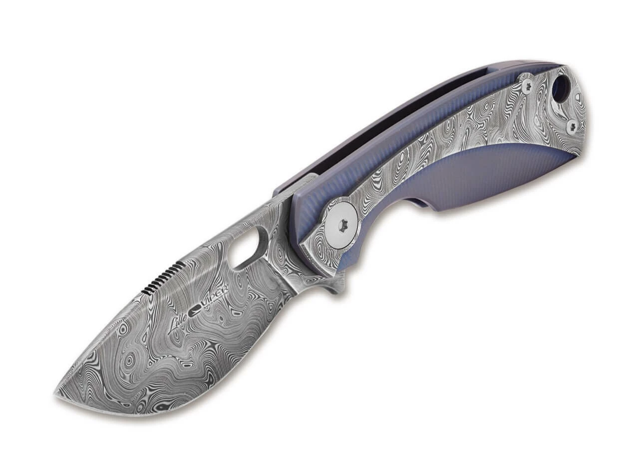 Viper Lille Damasteel Blue 1 Viper Lille Damasteel Blue