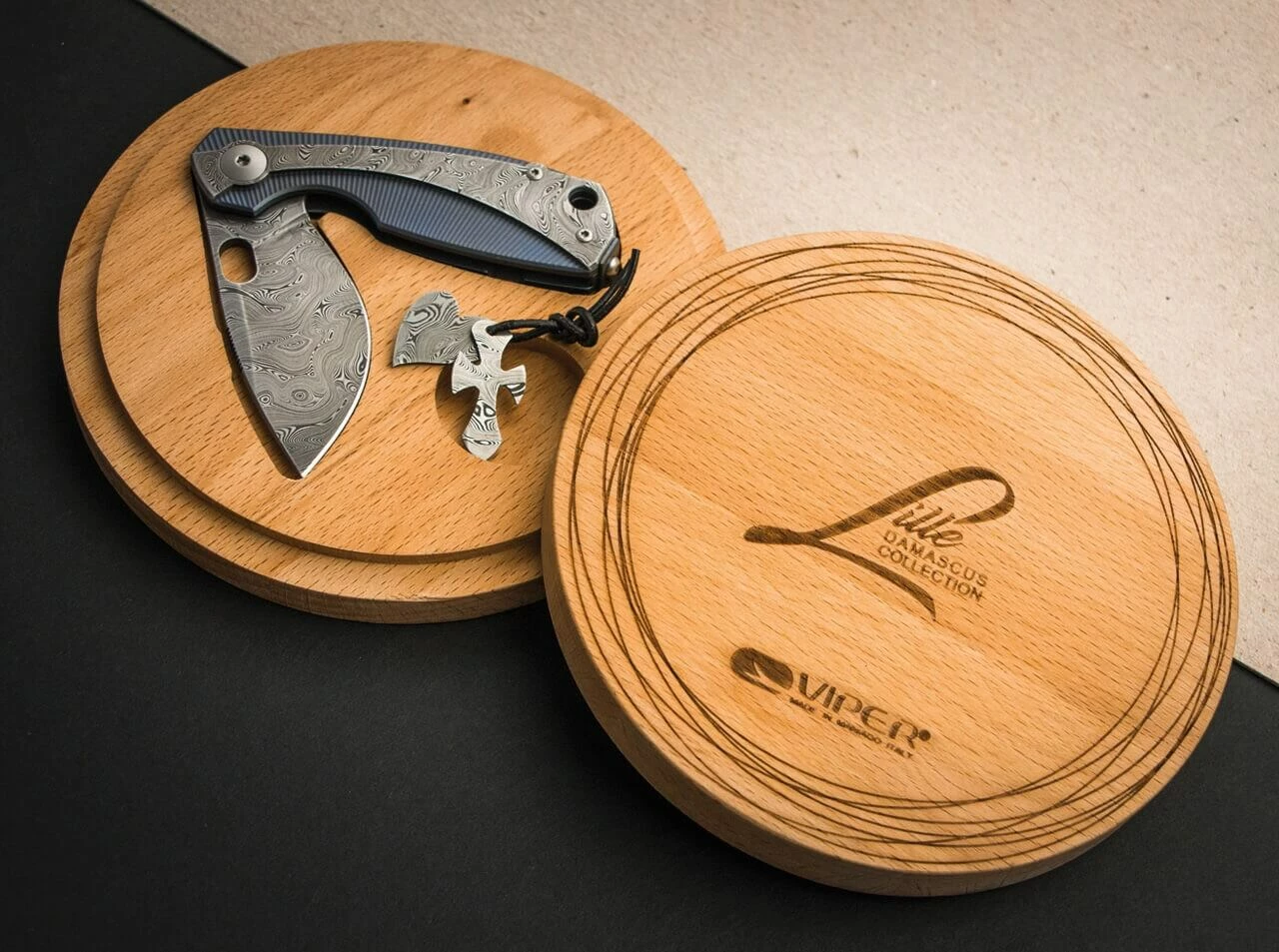 Viper Lille Damasteel Blue 2 Viper Lille Damasteel Blue – Bild 2