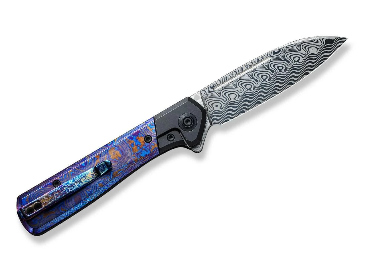 Soothsayer Damascus Purple Timascus 2 Soothsayer Damascus Purple Timascus – Bild 2